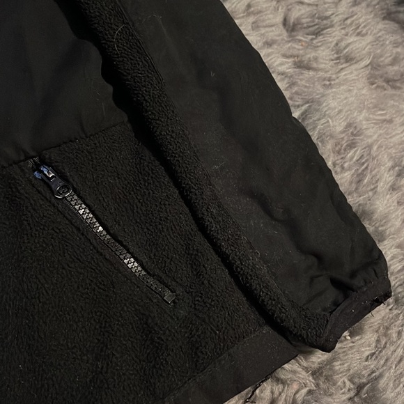 Kids Faded Glory black zip up jacket and gray vest - Picture 4 of 6